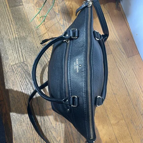 Kate Spade Cobble Hill Small Gina Satchel Black - Picture 7 of 11